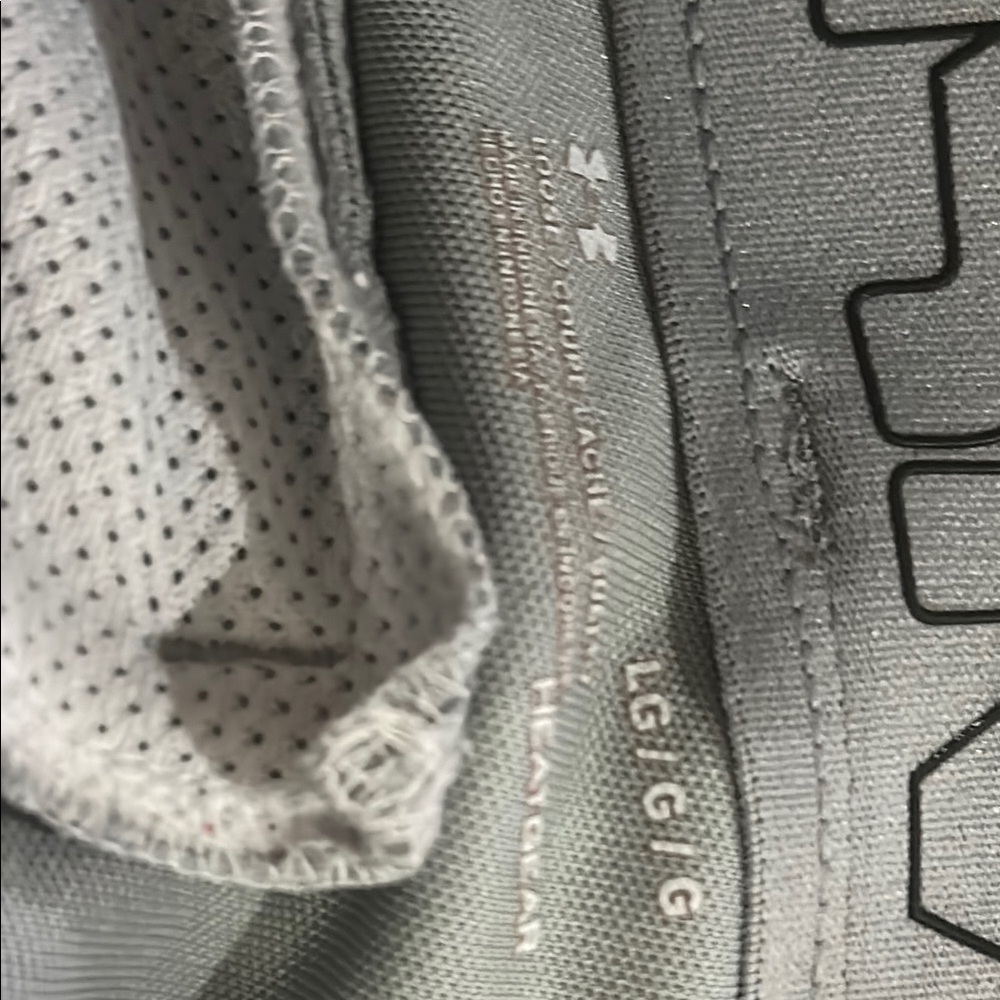 Under Armour Light Gray Performance Heatgear baseball softball pants sz lg